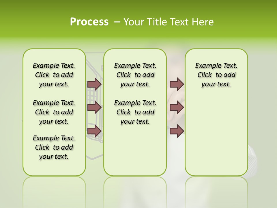 A Man Drawing A House On A Green Background PowerPoint Template