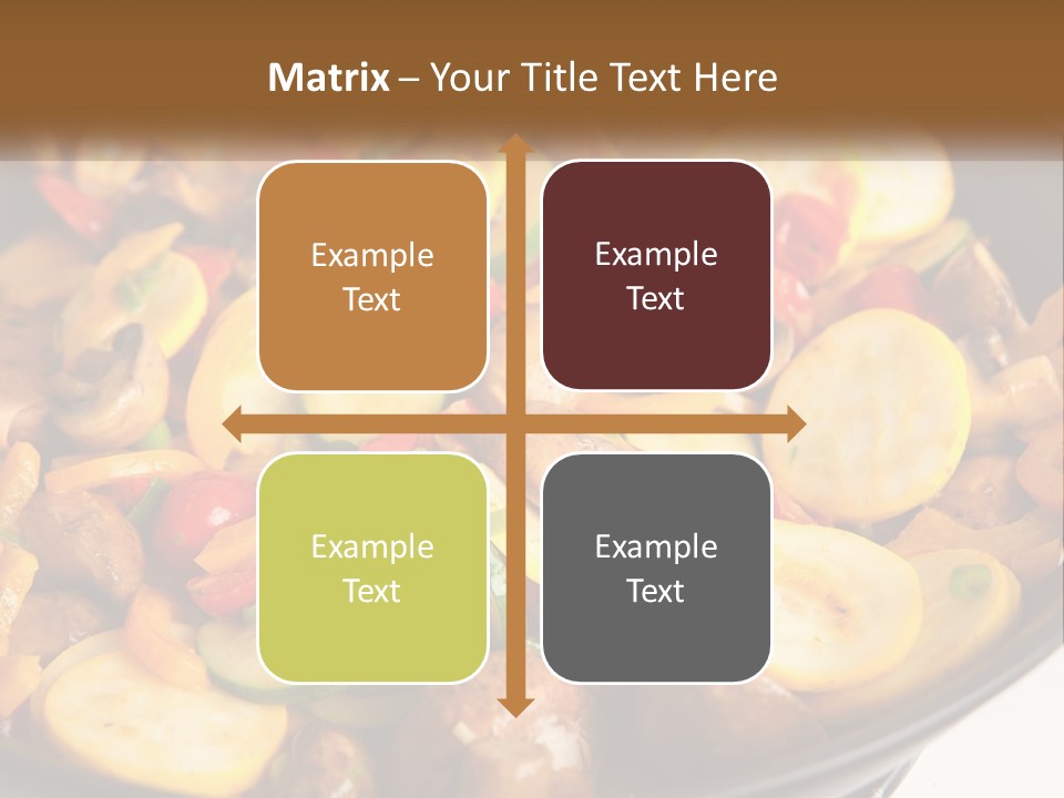 A Pan Filled With Lots Of Different Types Of Vegetables PowerPoint Template