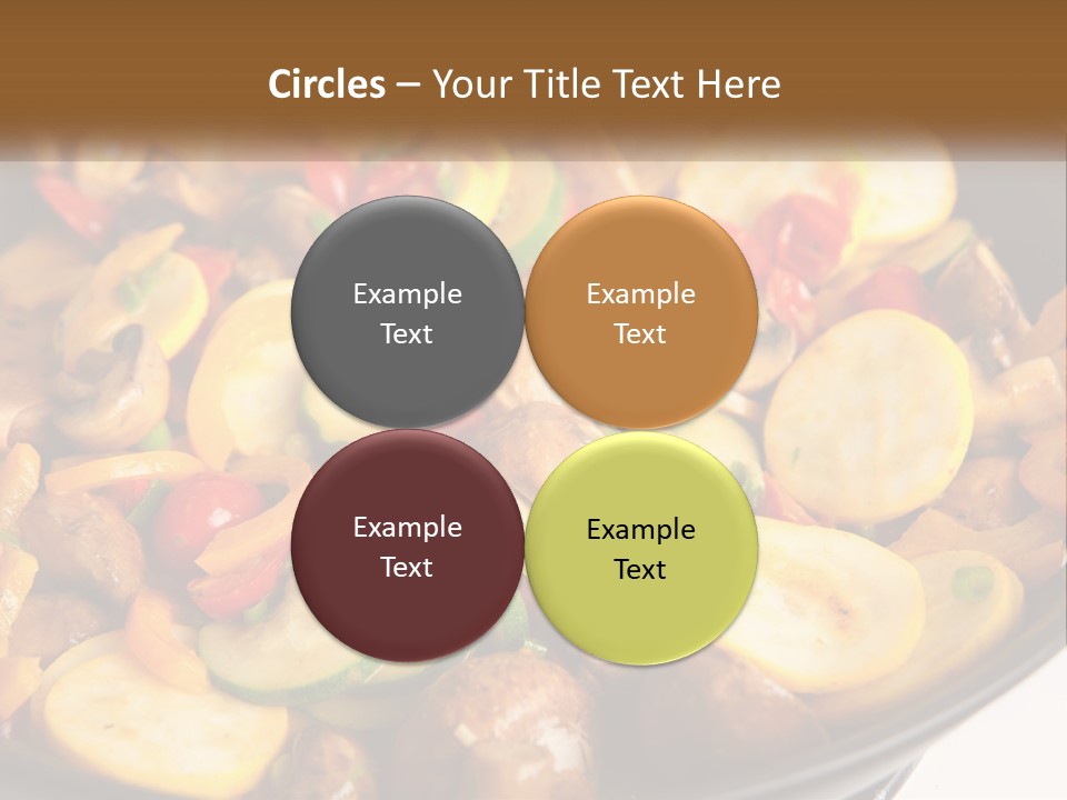 A Pan Filled With Lots Of Different Types Of Vegetables PowerPoint Template
