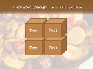 A Pan Filled With Lots Of Different Types Of Vegetables PowerPoint Template