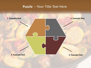 A Pan Filled With Lots Of Different Types Of Vegetables PowerPoint Template