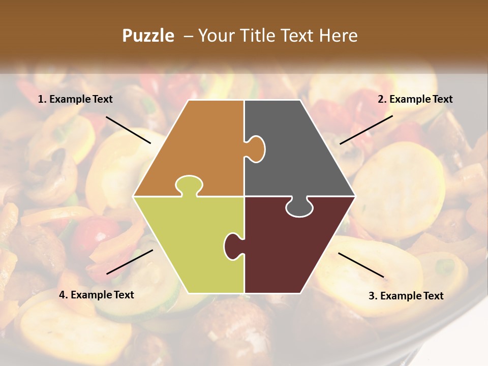 A Pan Filled With Lots Of Different Types Of Vegetables PowerPoint Template