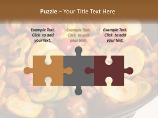 A Pan Filled With Lots Of Different Types Of Vegetables PowerPoint Template