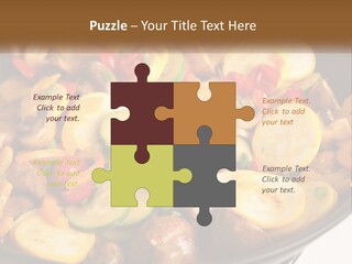 A Pan Filled With Lots Of Different Types Of Vegetables PowerPoint Template