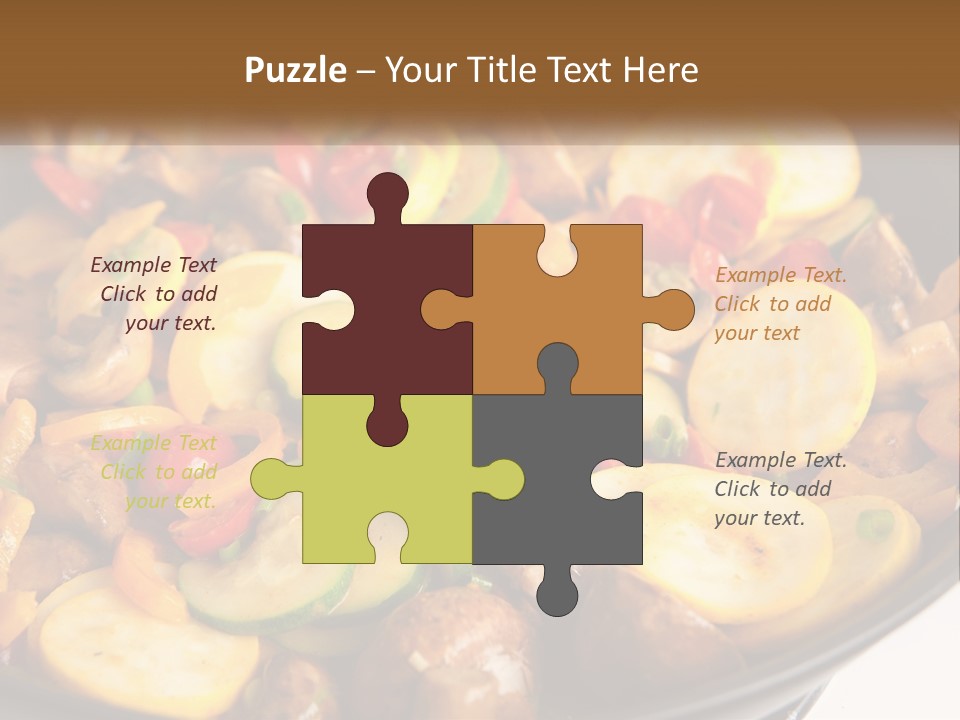 A Pan Filled With Lots Of Different Types Of Vegetables PowerPoint Template