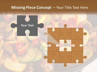 A Pan Filled With Lots Of Different Types Of Vegetables PowerPoint Template