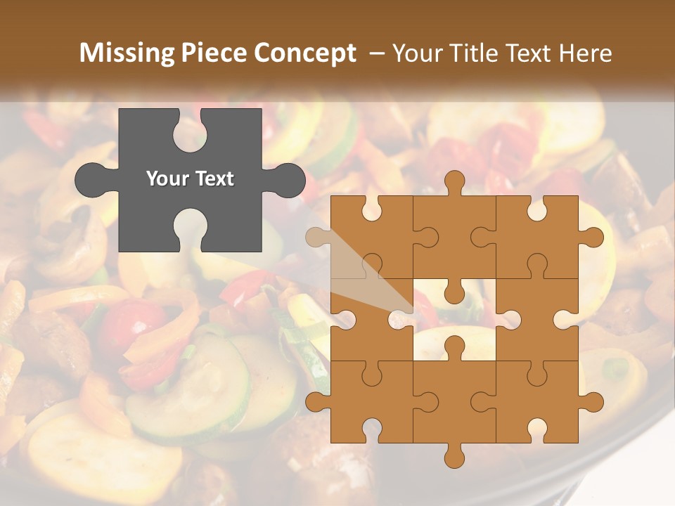 A Pan Filled With Lots Of Different Types Of Vegetables PowerPoint Template