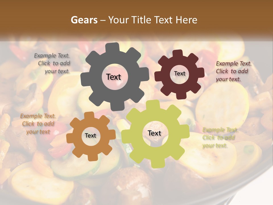 A Pan Filled With Lots Of Different Types Of Vegetables PowerPoint Template