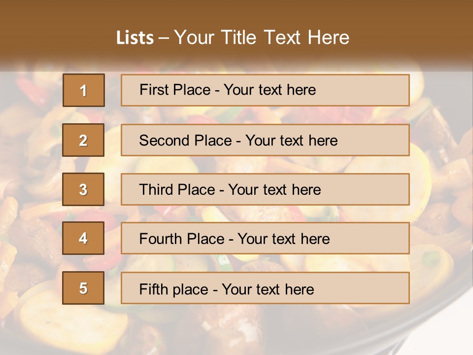 A Pan Filled With Lots Of Different Types Of Vegetables PowerPoint Template