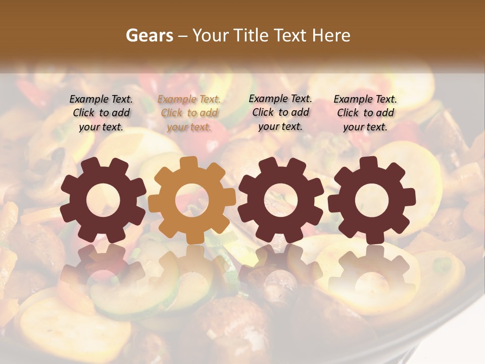 A Pan Filled With Lots Of Different Types Of Vegetables PowerPoint Template