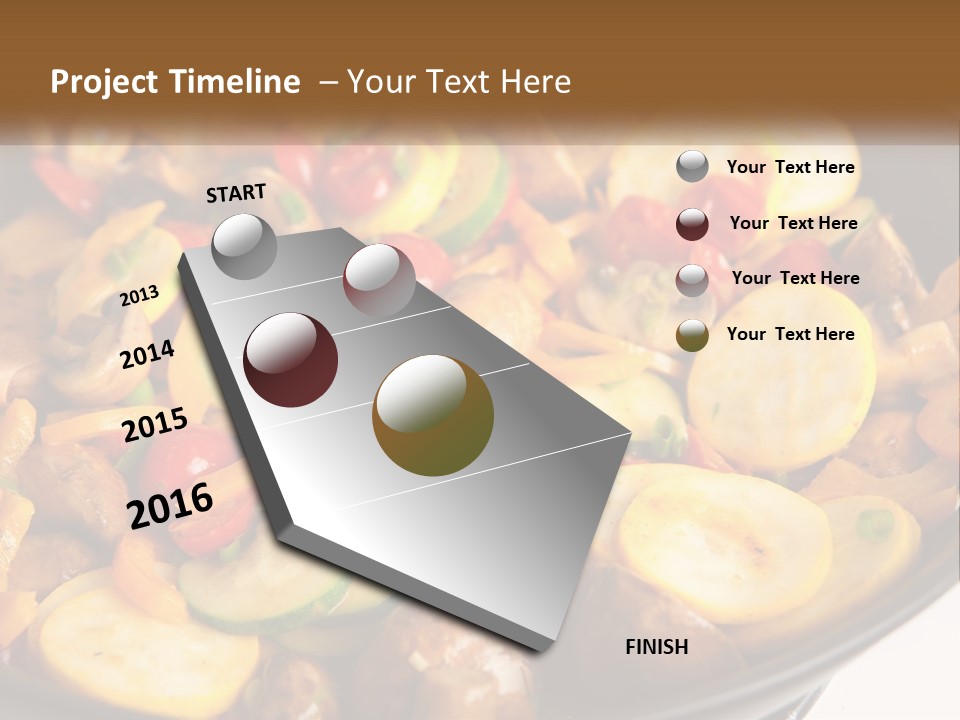 A Pan Filled With Lots Of Different Types Of Vegetables PowerPoint Template