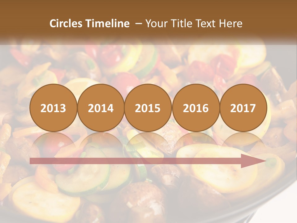 A Pan Filled With Lots Of Different Types Of Vegetables PowerPoint Template