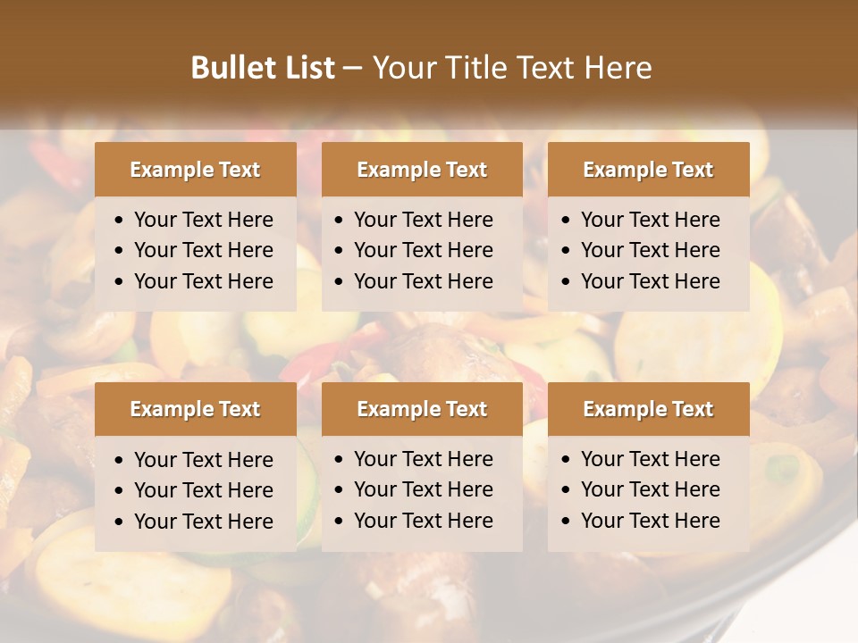 A Pan Filled With Lots Of Different Types Of Vegetables PowerPoint Template