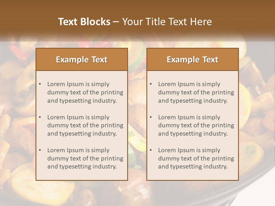 A Pan Filled With Lots Of Different Types Of Vegetables PowerPoint Template