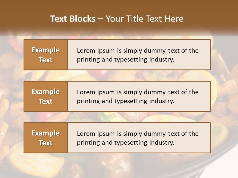 A Pan Filled With Lots Of Different Types Of Vegetables PowerPoint Template