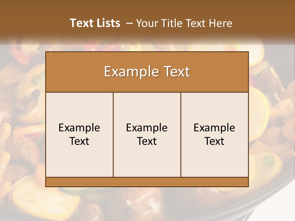 A Pan Filled With Lots Of Different Types Of Vegetables PowerPoint Template