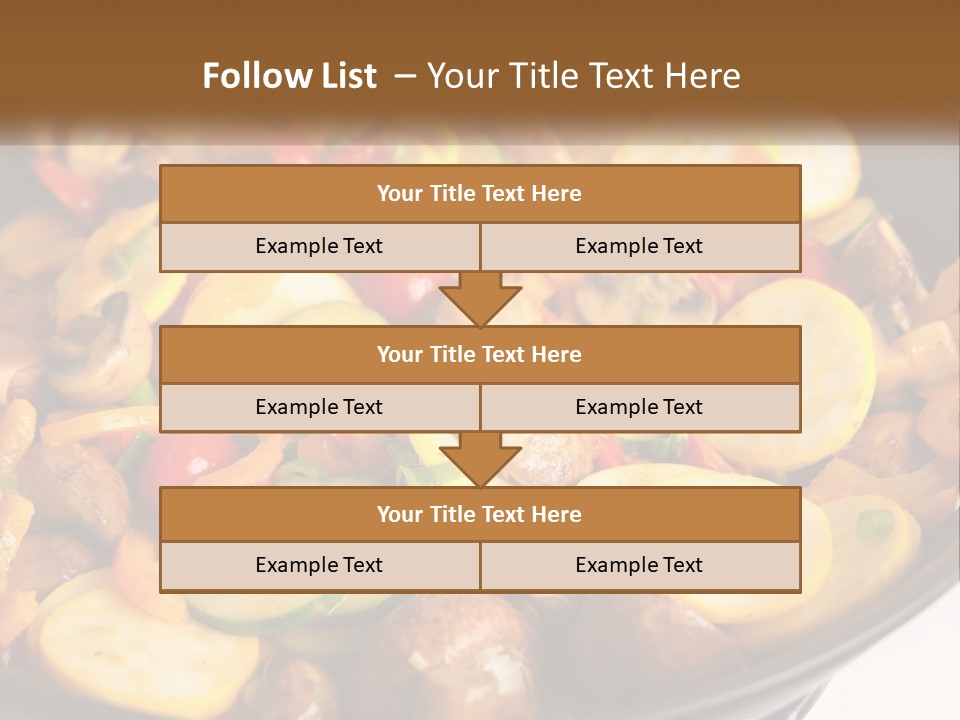 A Pan Filled With Lots Of Different Types Of Vegetables PowerPoint Template