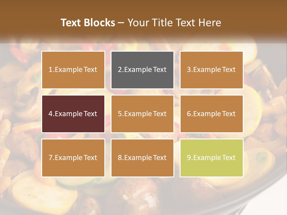 A Pan Filled With Lots Of Different Types Of Vegetables PowerPoint Template