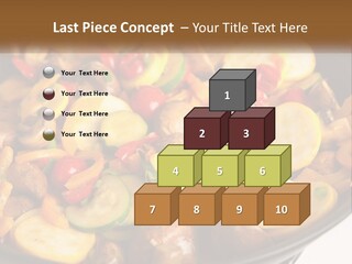 A Pan Filled With Lots Of Different Types Of Vegetables PowerPoint Template