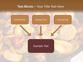 A Pan Filled With Lots Of Different Types Of Vegetables PowerPoint Template