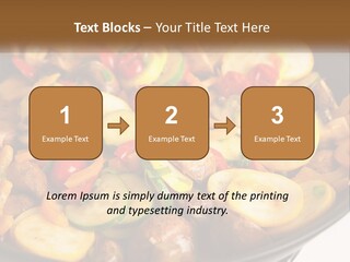 A Pan Filled With Lots Of Different Types Of Vegetables PowerPoint Template