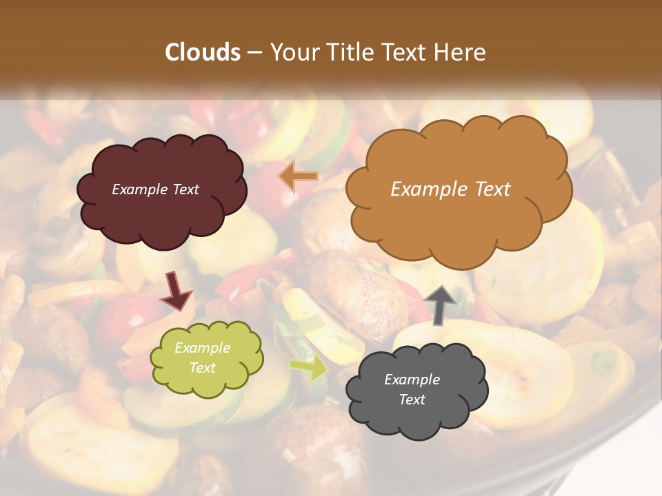 A Pan Filled With Lots Of Different Types Of Vegetables PowerPoint Template