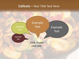 A Pan Filled With Lots Of Different Types Of Vegetables PowerPoint Template