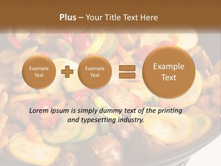 A Pan Filled With Lots Of Different Types Of Vegetables PowerPoint Template