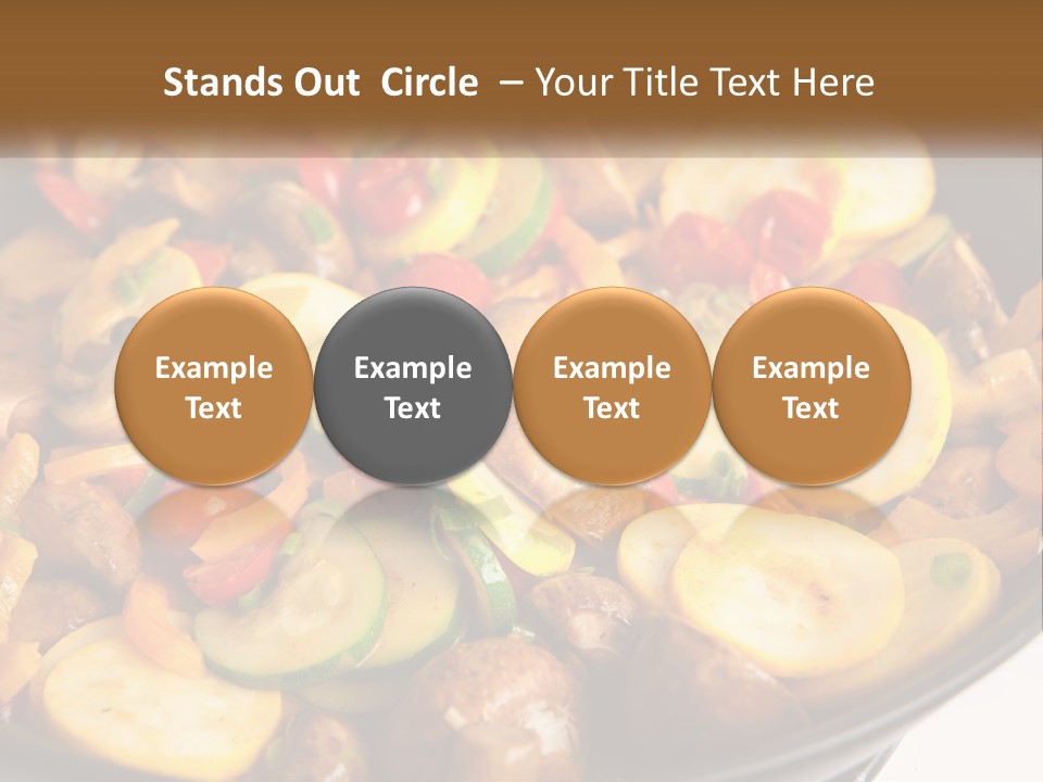 A Pan Filled With Lots Of Different Types Of Vegetables PowerPoint Template