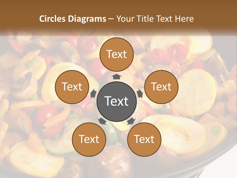 A Pan Filled With Lots Of Different Types Of Vegetables PowerPoint Template