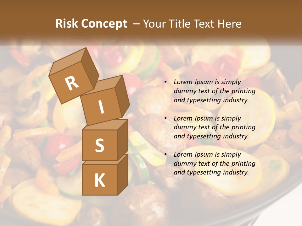 A Pan Filled With Lots Of Different Types Of Vegetables PowerPoint Template