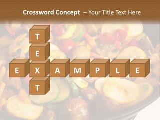 A Pan Filled With Lots Of Different Types Of Vegetables PowerPoint Template