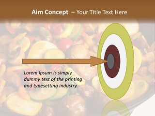 A Pan Filled With Lots Of Different Types Of Vegetables PowerPoint Template