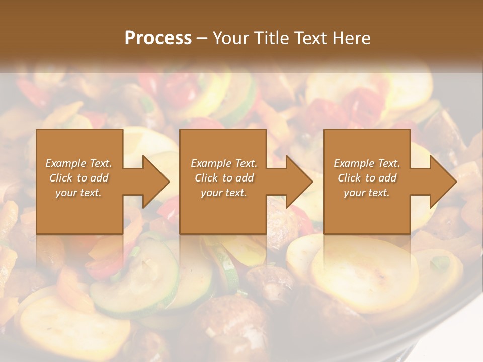 A Pan Filled With Lots Of Different Types Of Vegetables PowerPoint Template