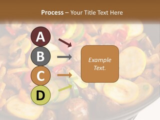 A Pan Filled With Lots Of Different Types Of Vegetables PowerPoint Template