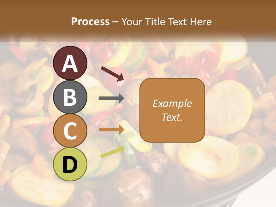 A Pan Filled With Lots Of Different Types Of Vegetables PowerPoint Template