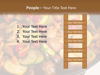 A Pan Filled With Lots Of Different Types Of Vegetables PowerPoint Template