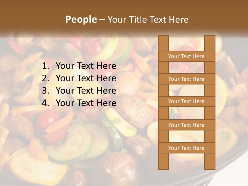 A Pan Filled With Lots Of Different Types Of Vegetables PowerPoint Template