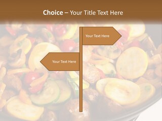A Pan Filled With Lots Of Different Types Of Vegetables PowerPoint Template
