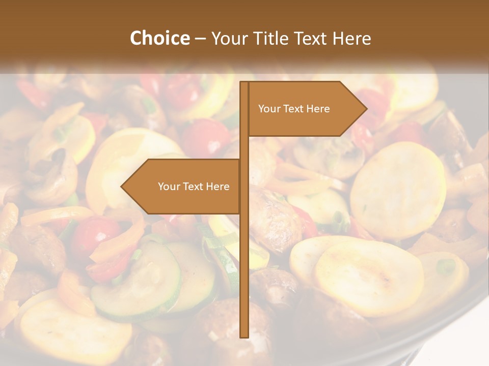 A Pan Filled With Lots Of Different Types Of Vegetables PowerPoint Template