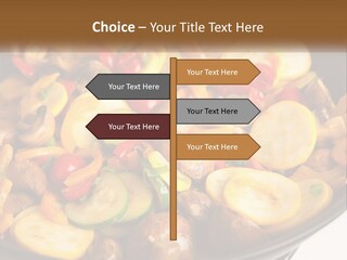 A Pan Filled With Lots Of Different Types Of Vegetables PowerPoint Template
