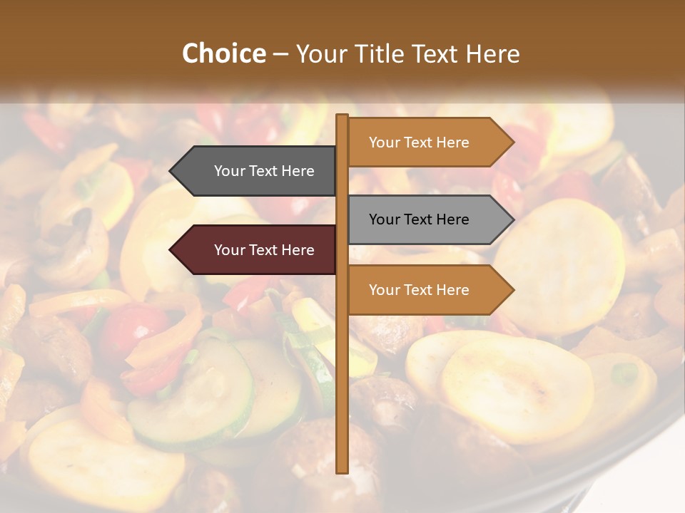 A Pan Filled With Lots Of Different Types Of Vegetables PowerPoint Template