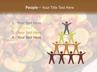 A Pan Filled With Lots Of Different Types Of Vegetables PowerPoint Template