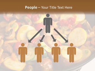 A Pan Filled With Lots Of Different Types Of Vegetables PowerPoint Template