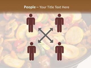 A Pan Filled With Lots Of Different Types Of Vegetables PowerPoint Template