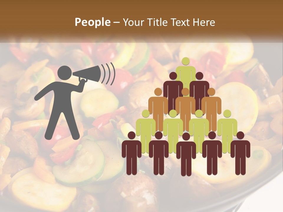 A Pan Filled With Lots Of Different Types Of Vegetables PowerPoint Template