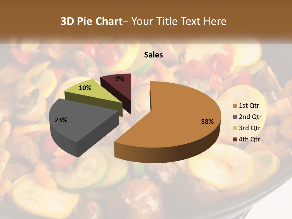 A Pan Filled With Lots Of Different Types Of Vegetables PowerPoint Template