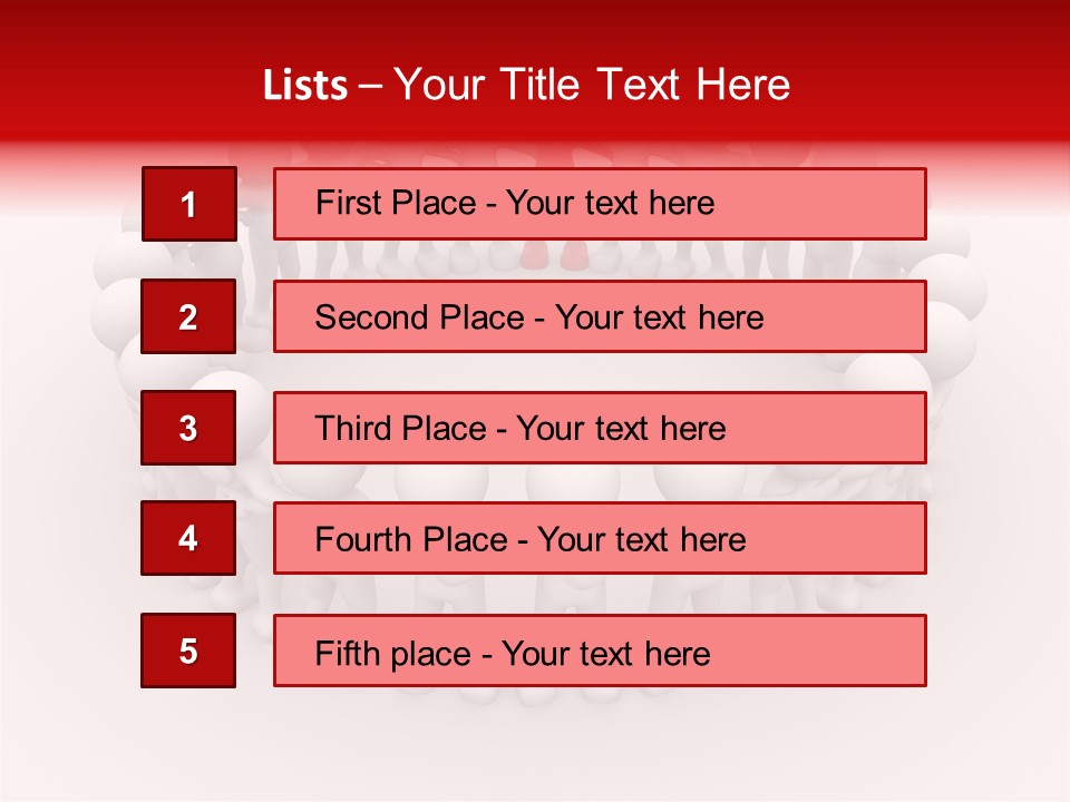 A Group Of People Standing In A Circle With A Red Person Standing In The Middle PowerPoint Template