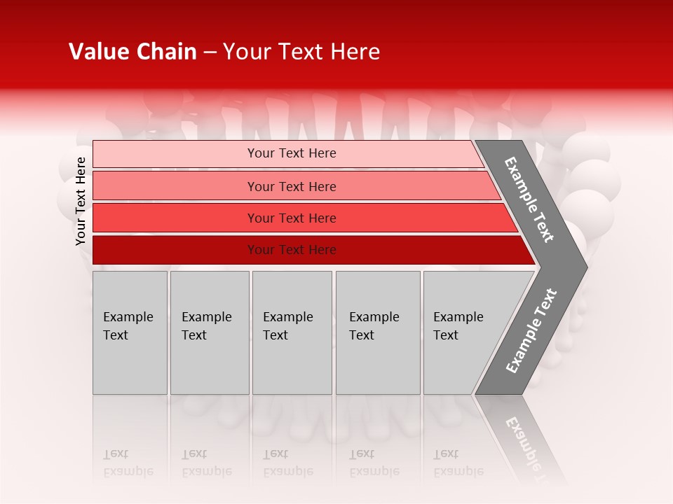 A Group Of People Standing In A Circle With A Red Person Standing In The Middle PowerPoint Template
