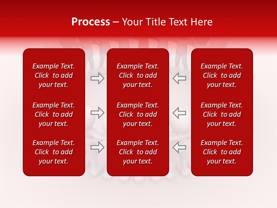 A Group Of People Standing In A Circle With A Red Person Standing In The Middle PowerPoint Template